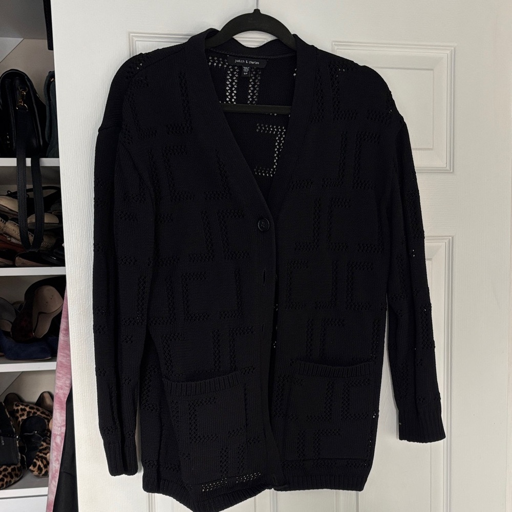 Chic Black Women's Cardigan